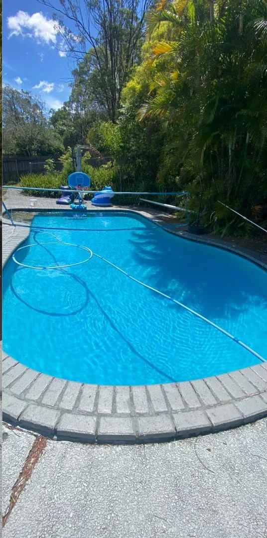 Pool bright and clear after Deep Blue