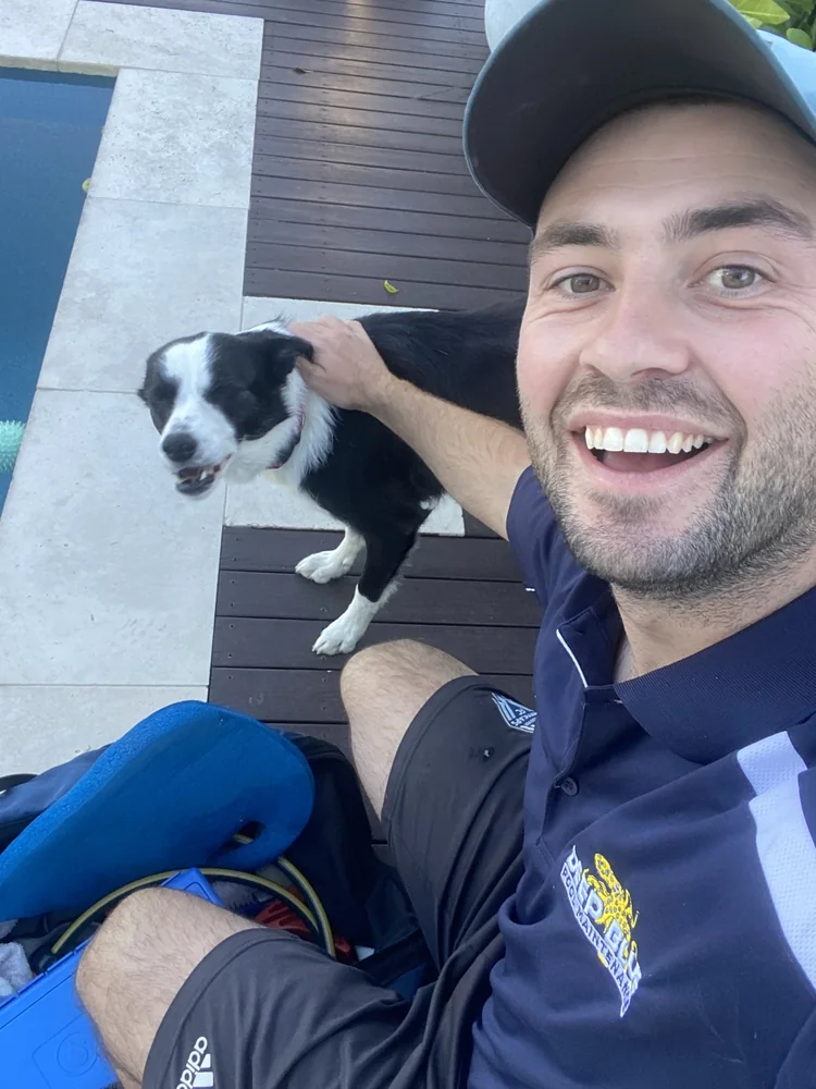 Jordan, owner of Deep Blue Pool Maintenance on the Gold Coast